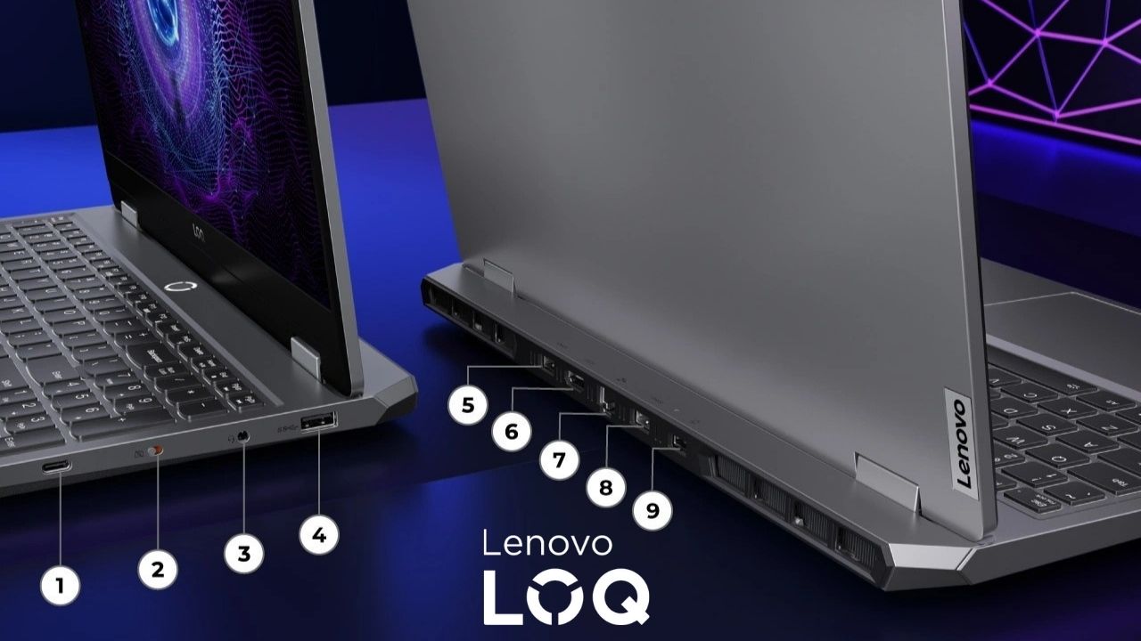 Lenovo LOQ All Ports.