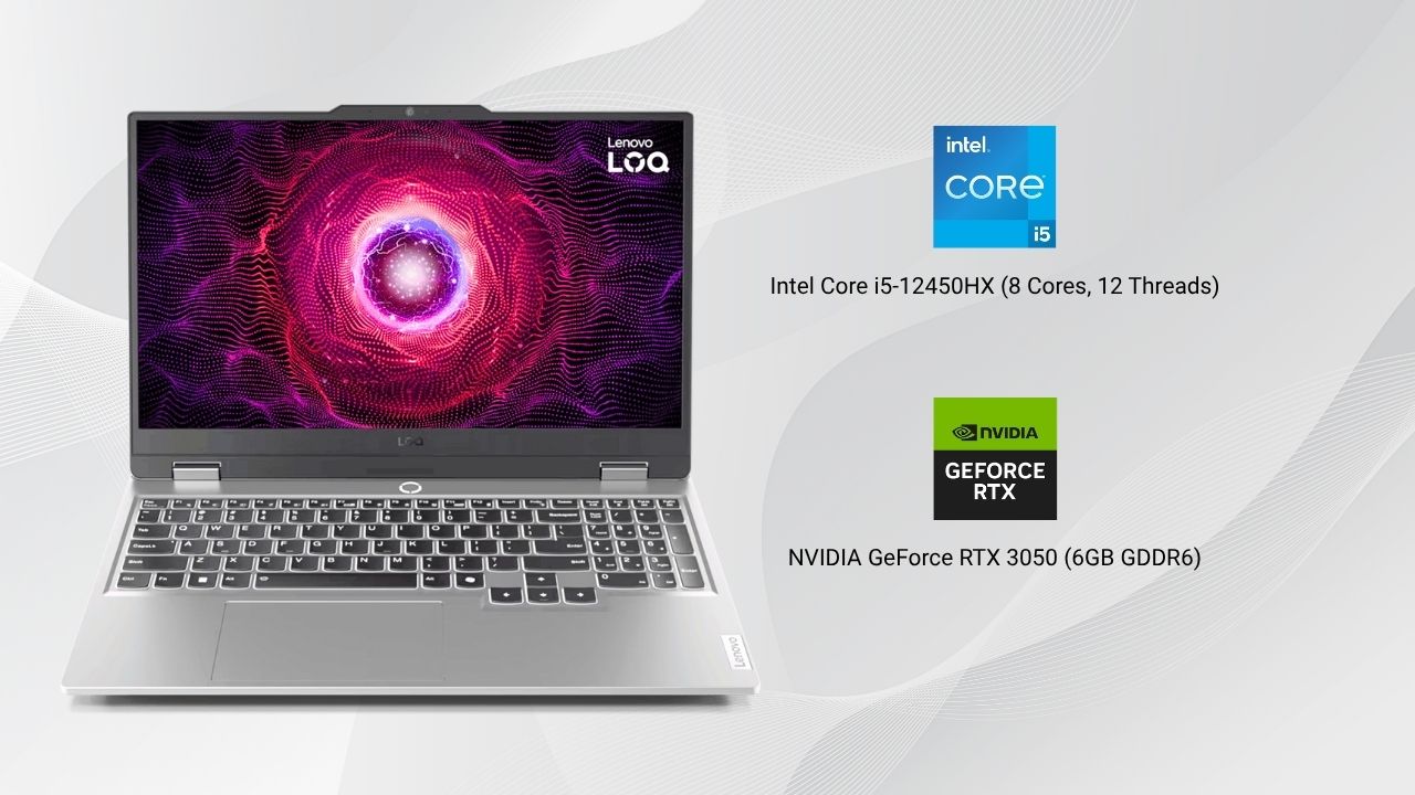 Lenovo LOQ processor and graphics card image