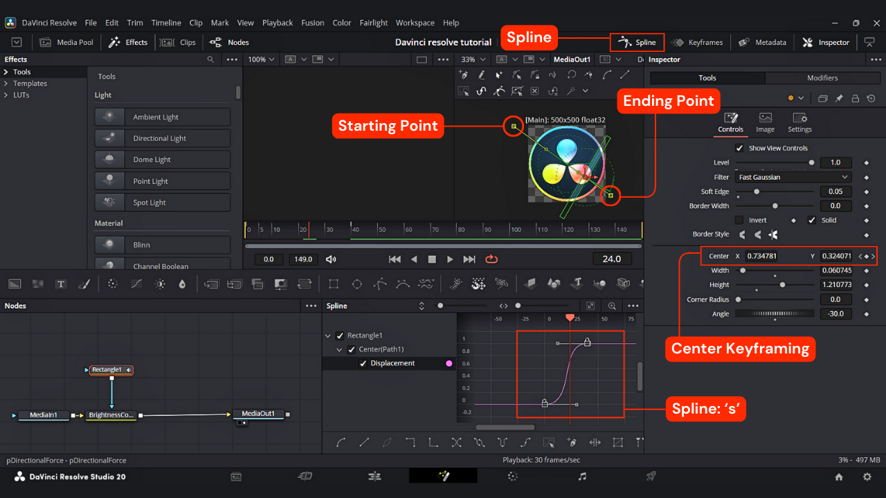 Animate a Shine Effect In Davinci Resolve