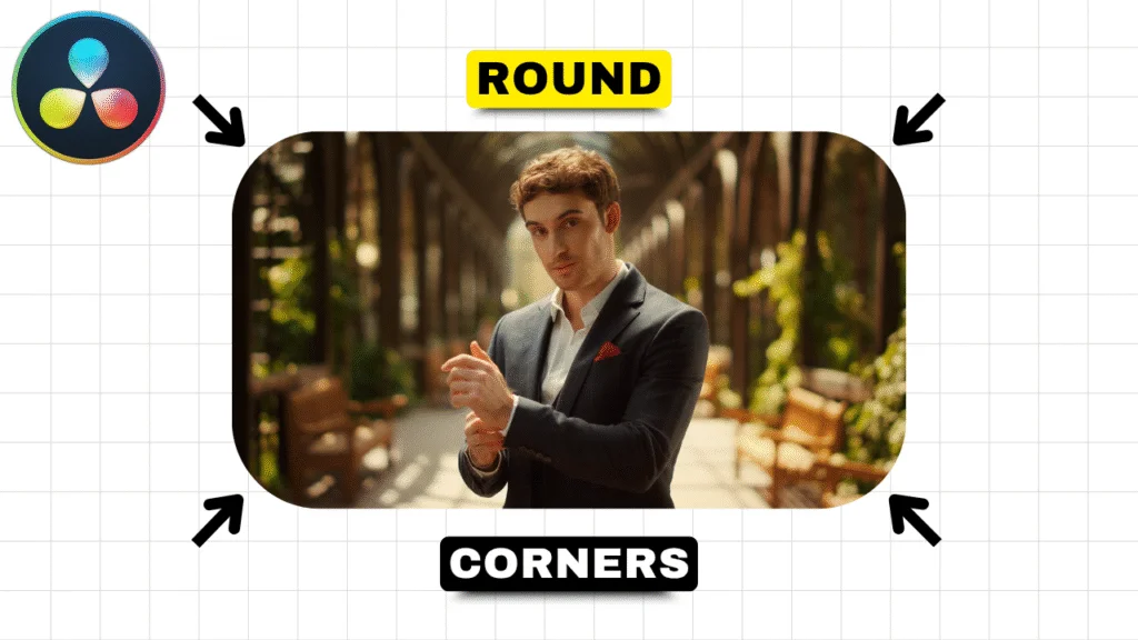 How To Get Rounded Corners In DaVinci Resolve.