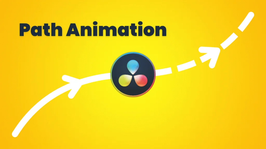 How To Animate Objects Along a PATH In Davinci Resolve
