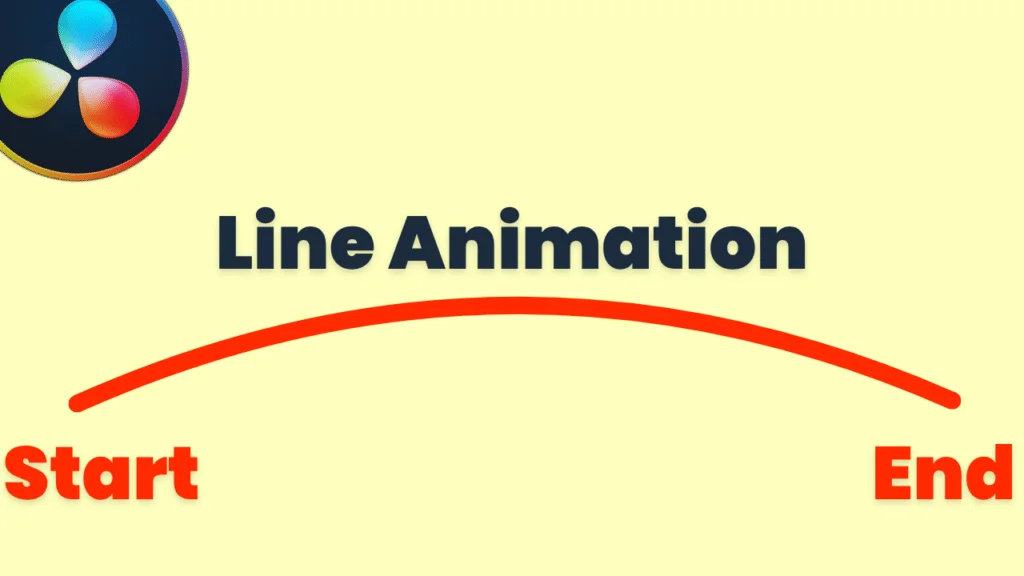 How to create a line animation effect in DaVinci Resolve